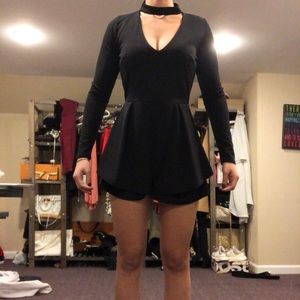 Fashion nova black romper